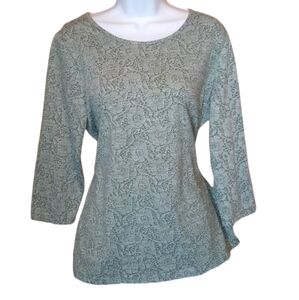 Laura Scott Jacquard Top